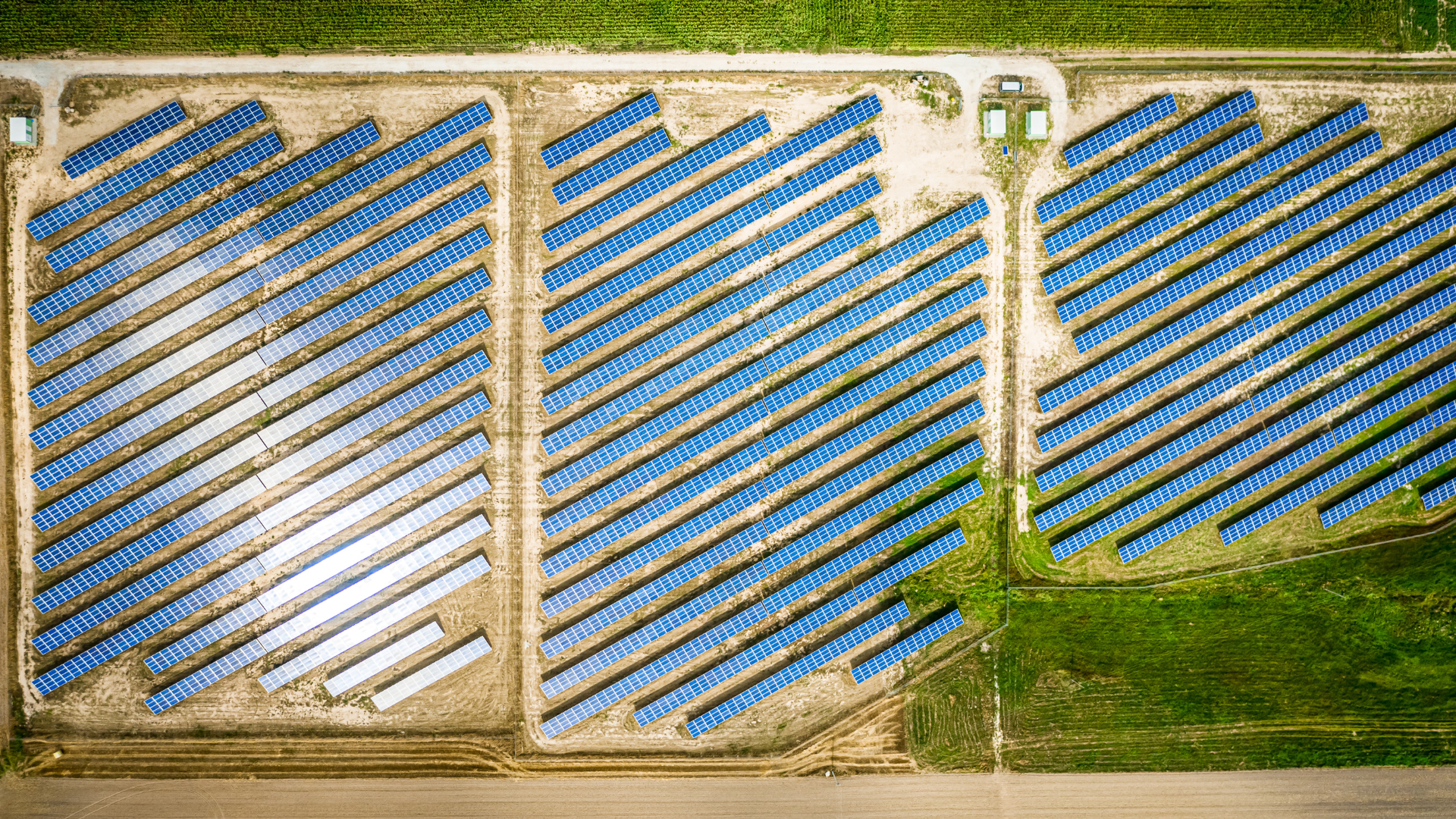 Solar Farm from above