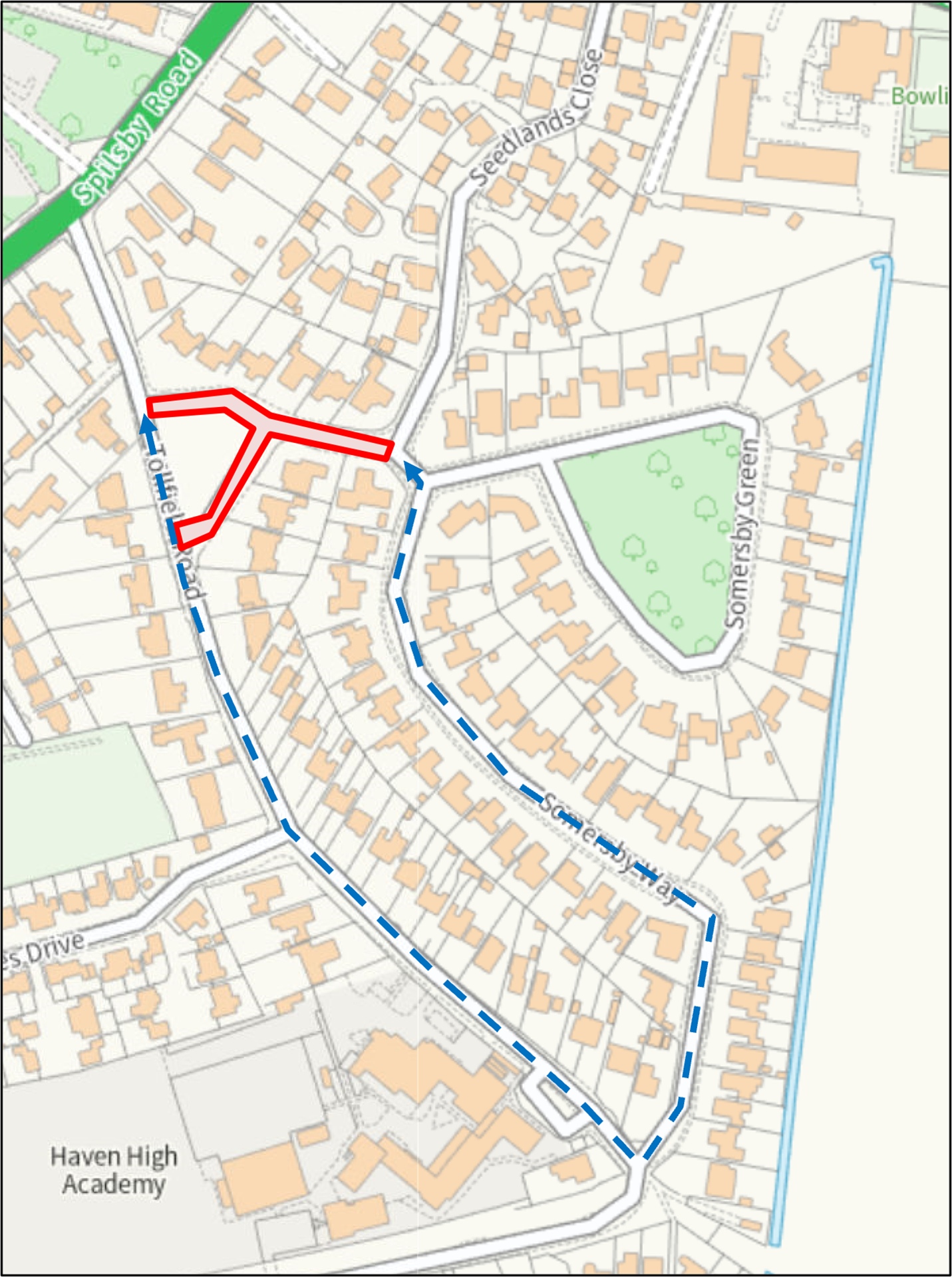 Somersby Way Diversion 1