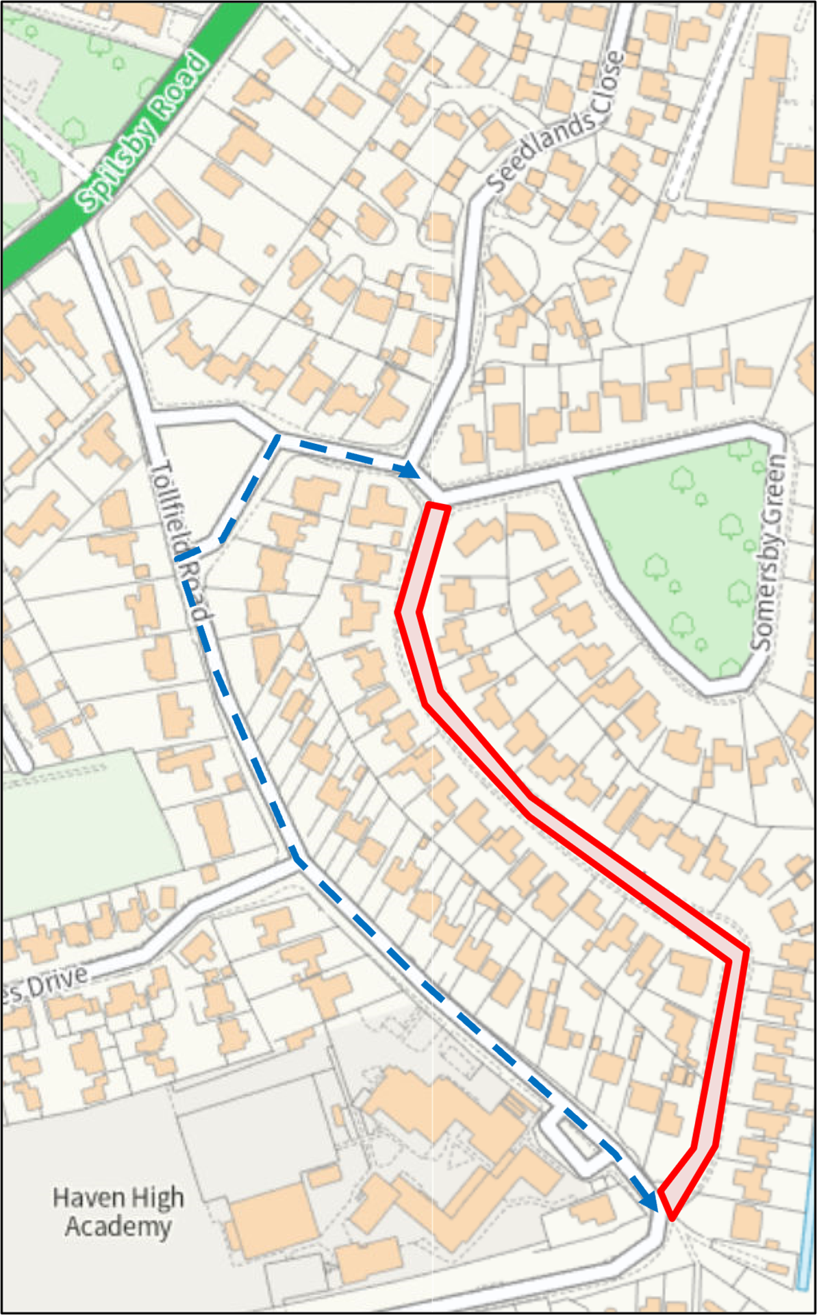Somersby Way Diversion 2