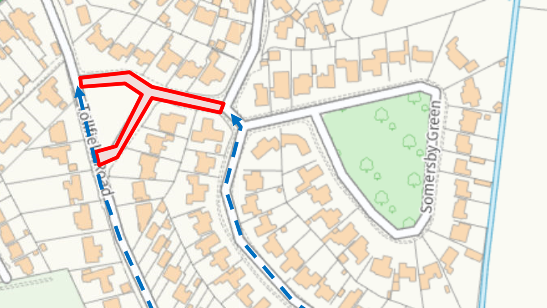 Somersby way diversion
