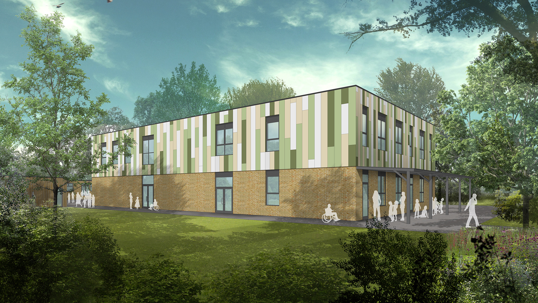 Artist impression of work at Eresby Special School