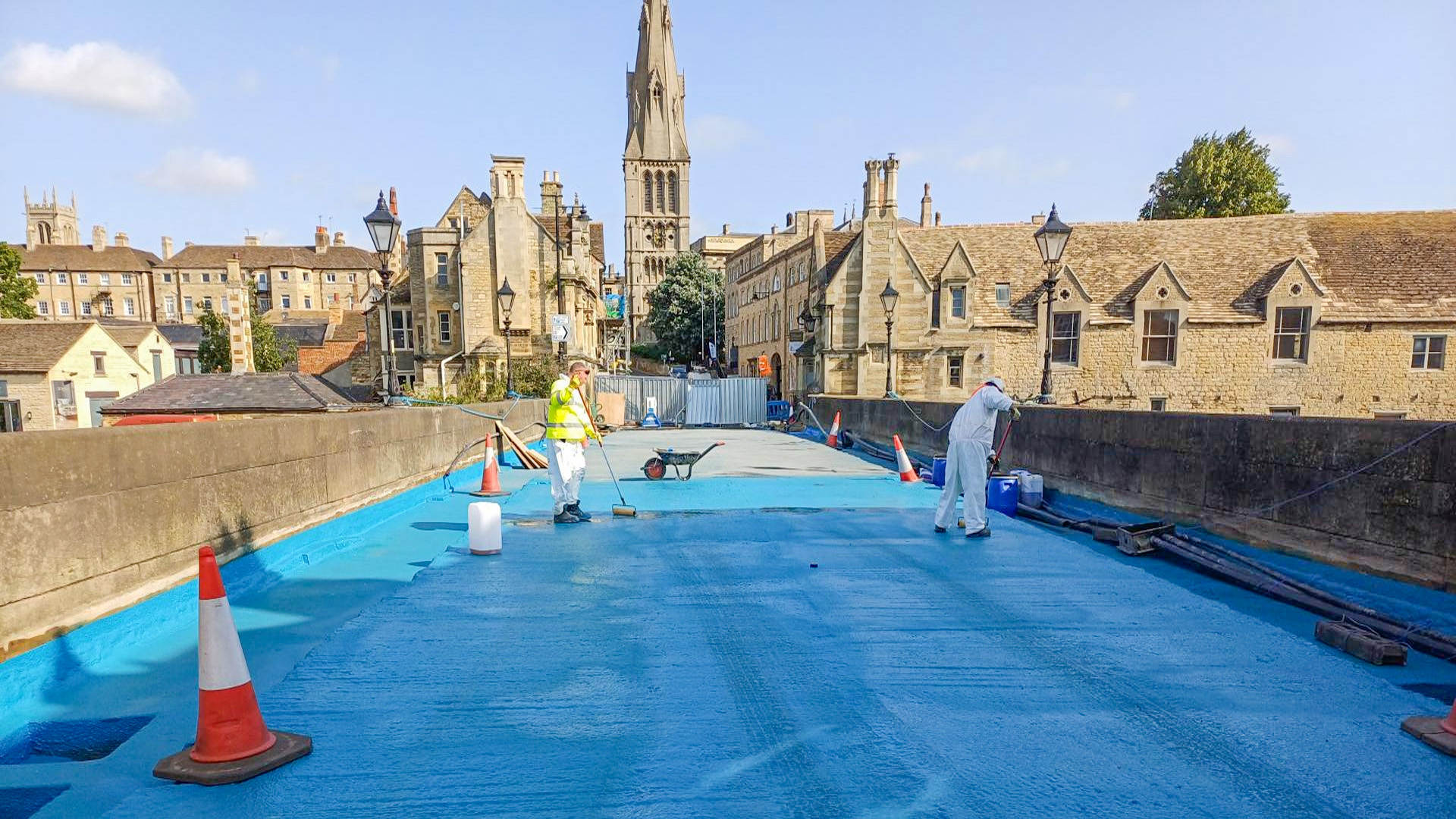 Stamford bridge works waterproof blue layer