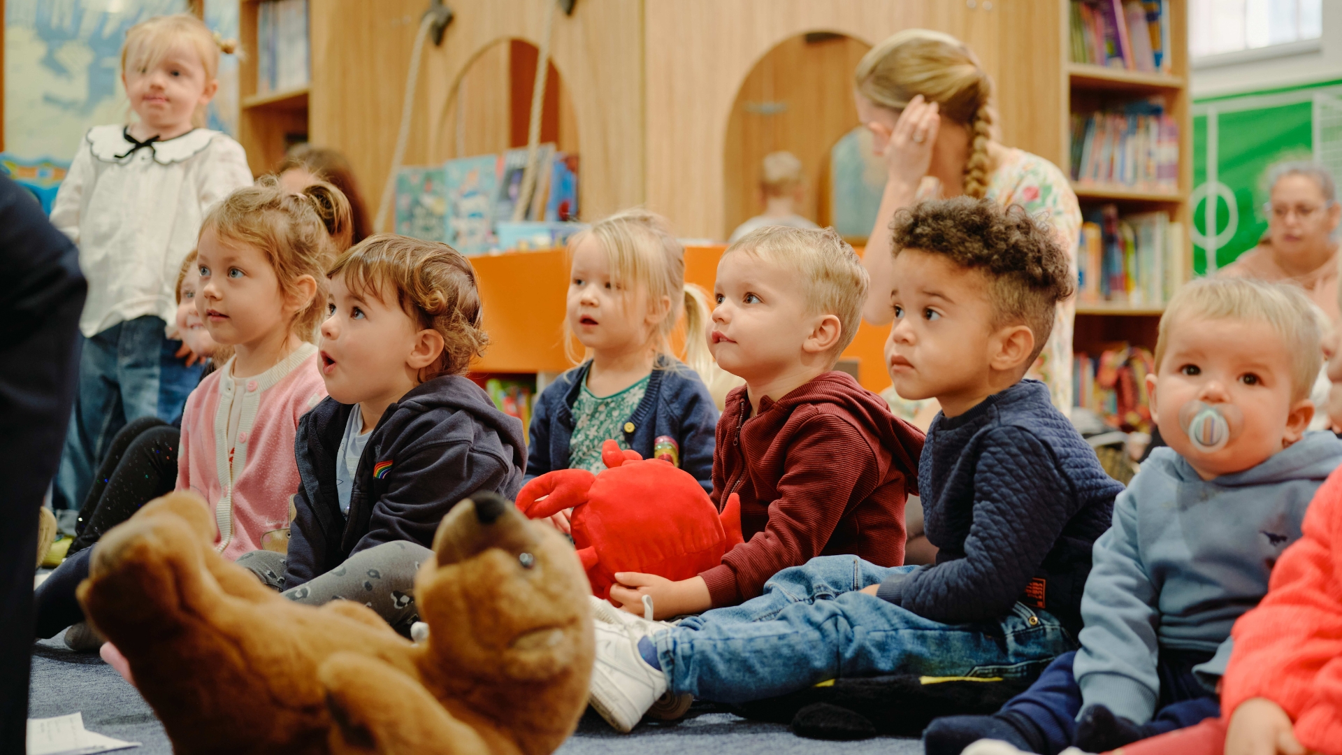 Children enjoying Storytime at Lincoln Central Library