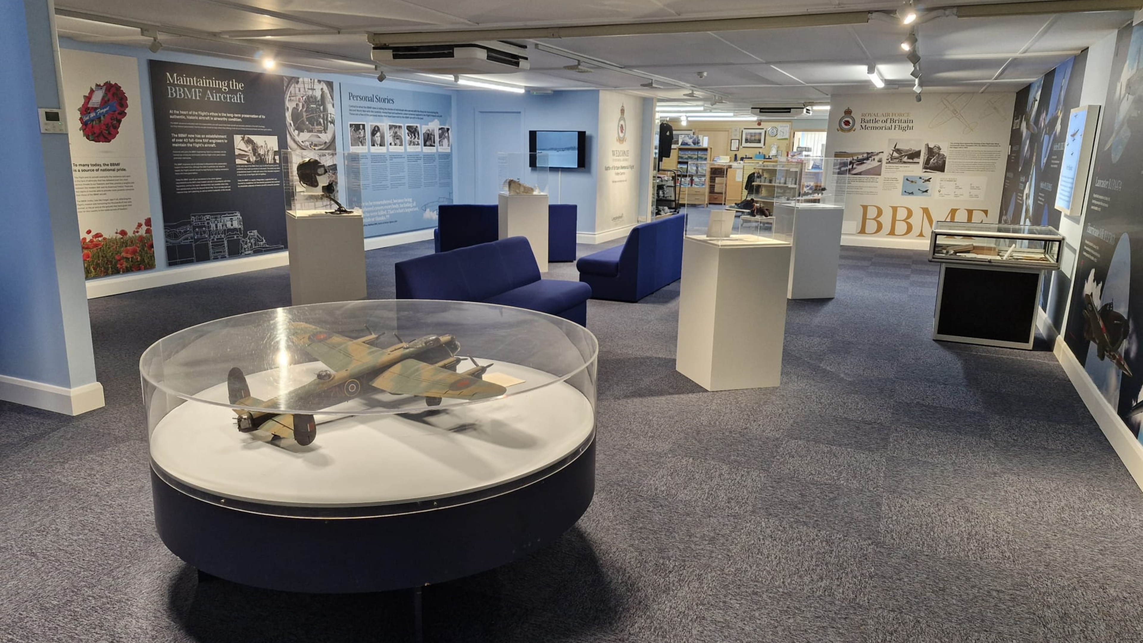 The revamped BBMF Visitor Centre.