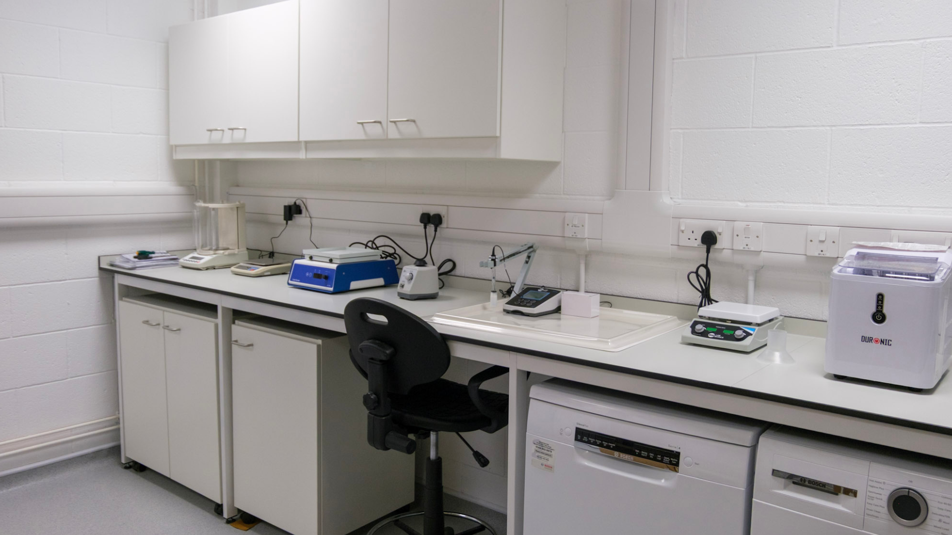 Various technology in a laboratory