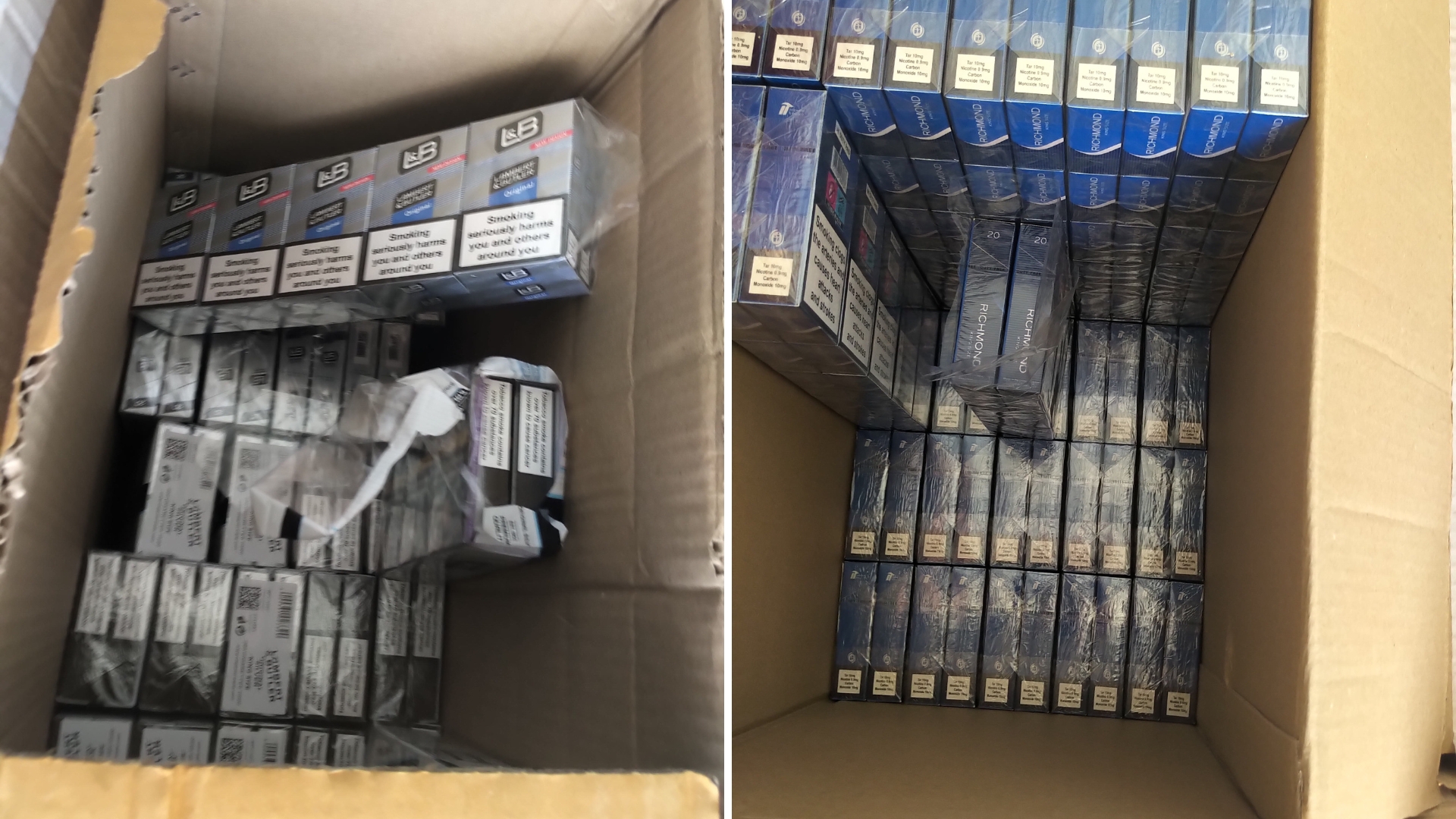 Illegal cigarettes seized during investigation into Jutyar Jelal Salah's Spalding shop