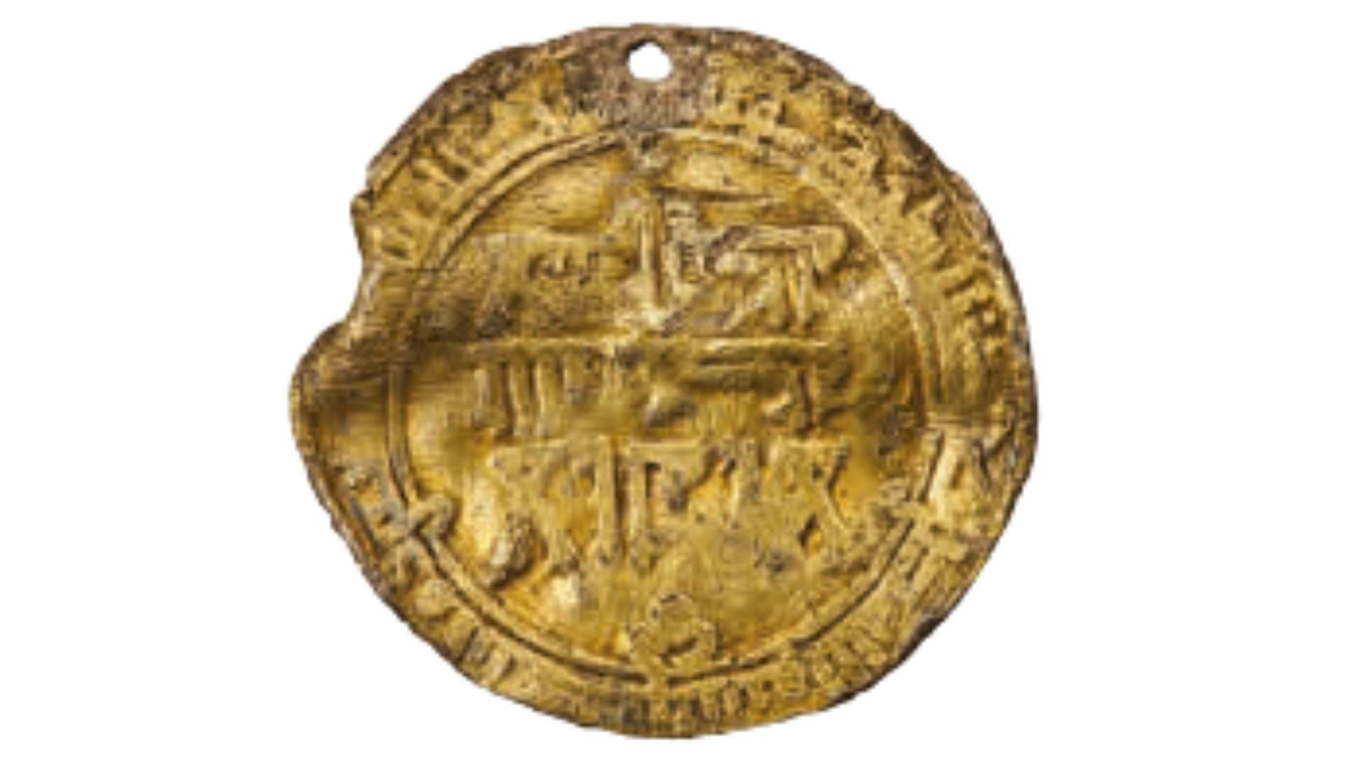 Found close to Baumber, this
Samanid dirham started life in
the Middle East and was later
converted into a pendant.