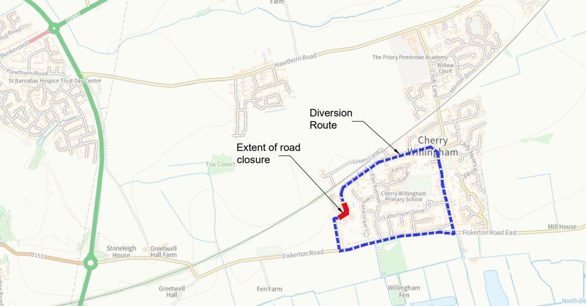Waterford lane 1100 diversion