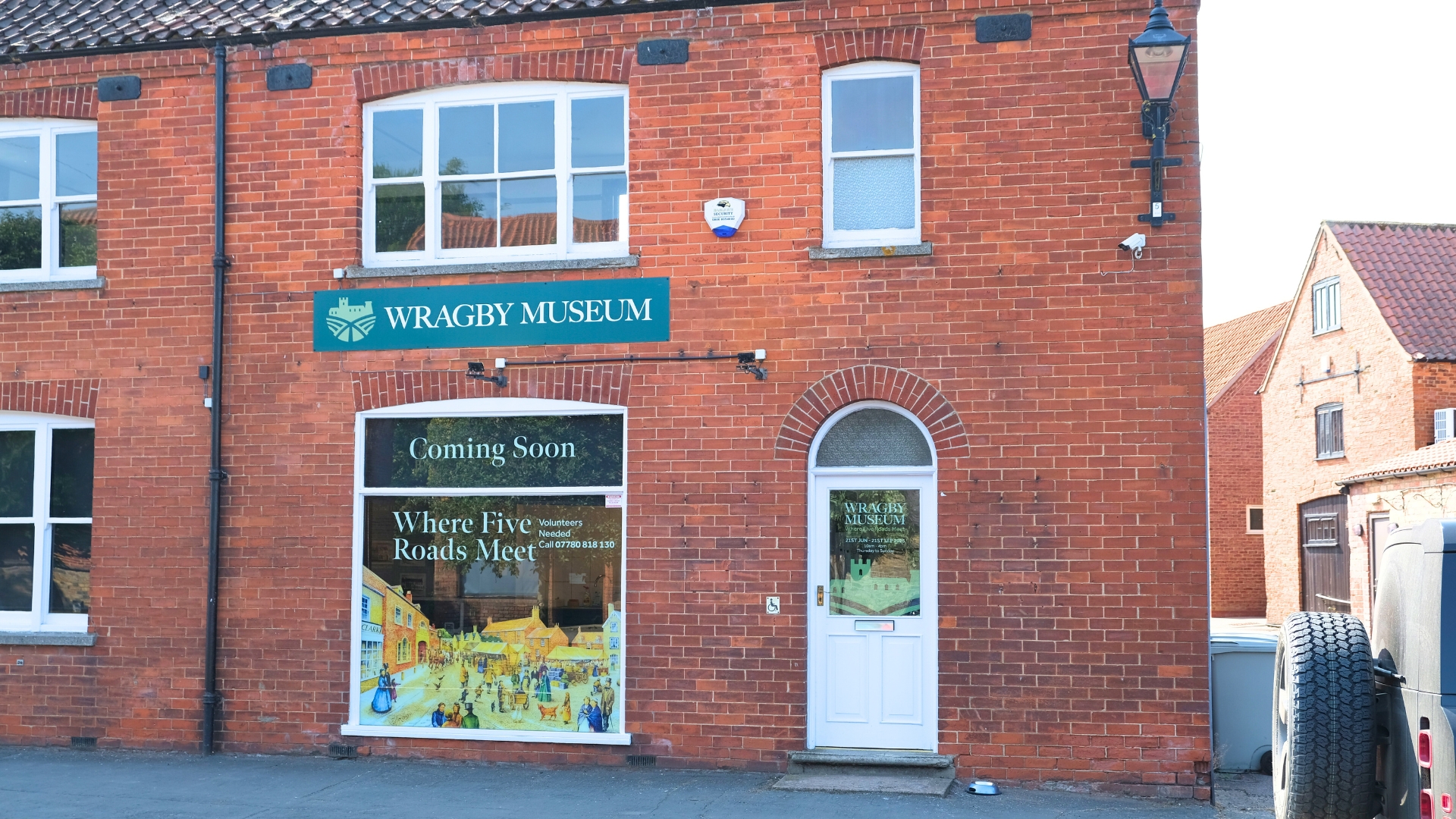 Picture shows the exterior of Wragby's new pop up museum