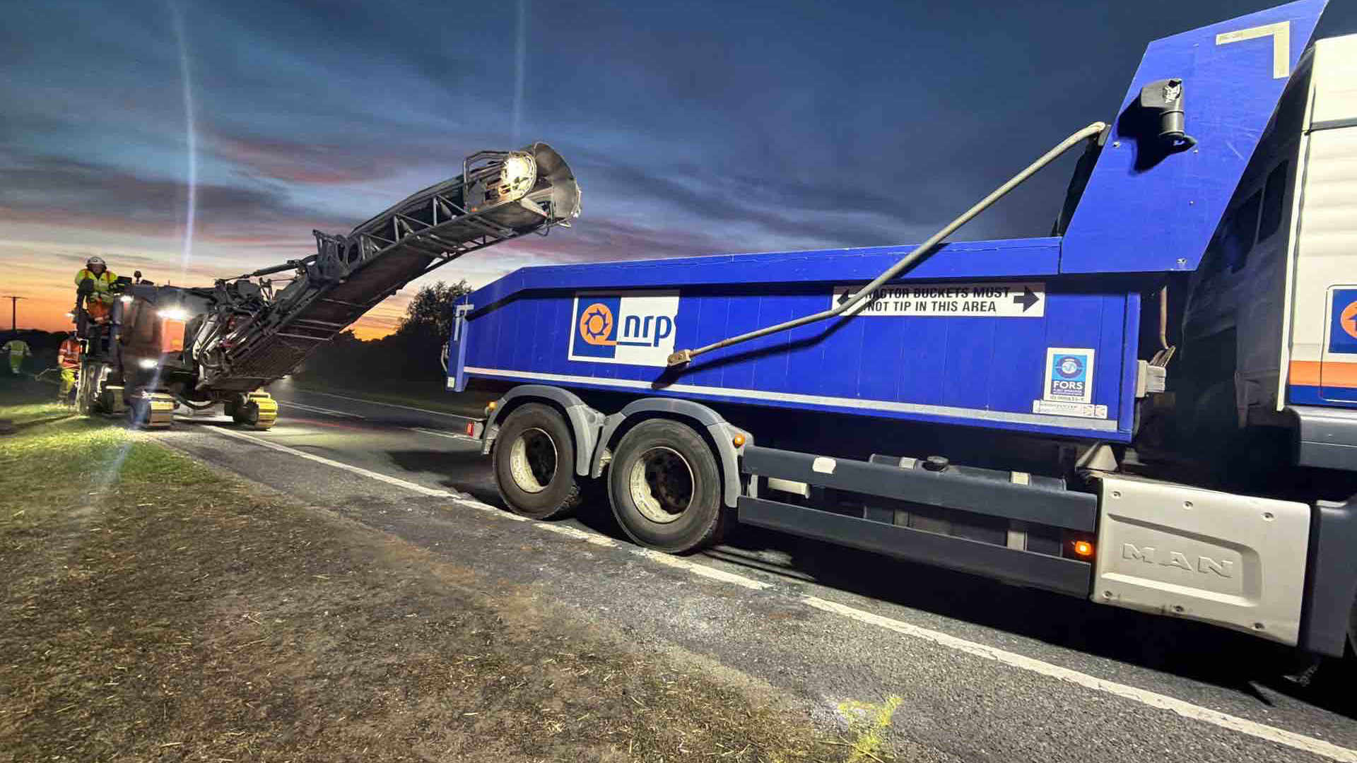 A16, Crowland, Bypass, lorry, fire
