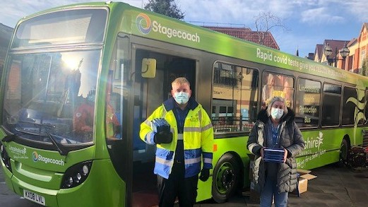 Image of Lincolnshire Covid-19 Testing Bus