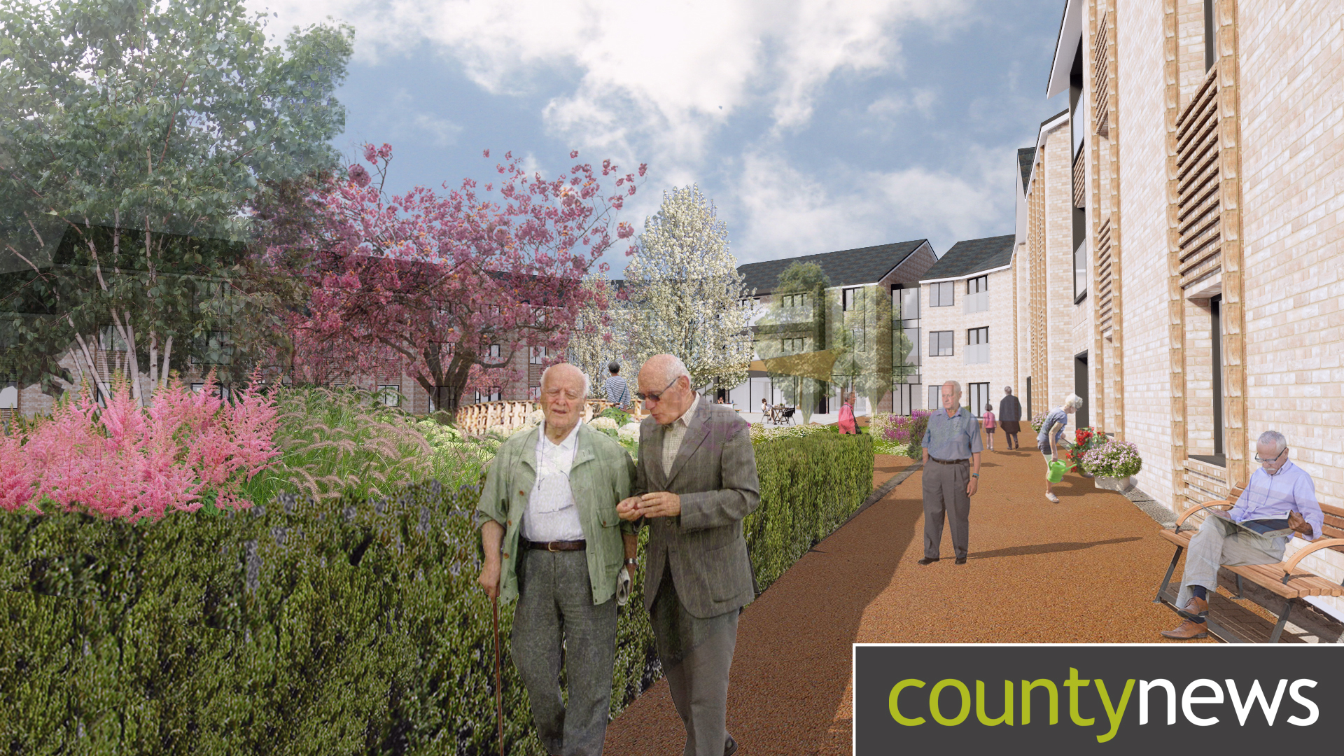 A design concept for a care home in the county.