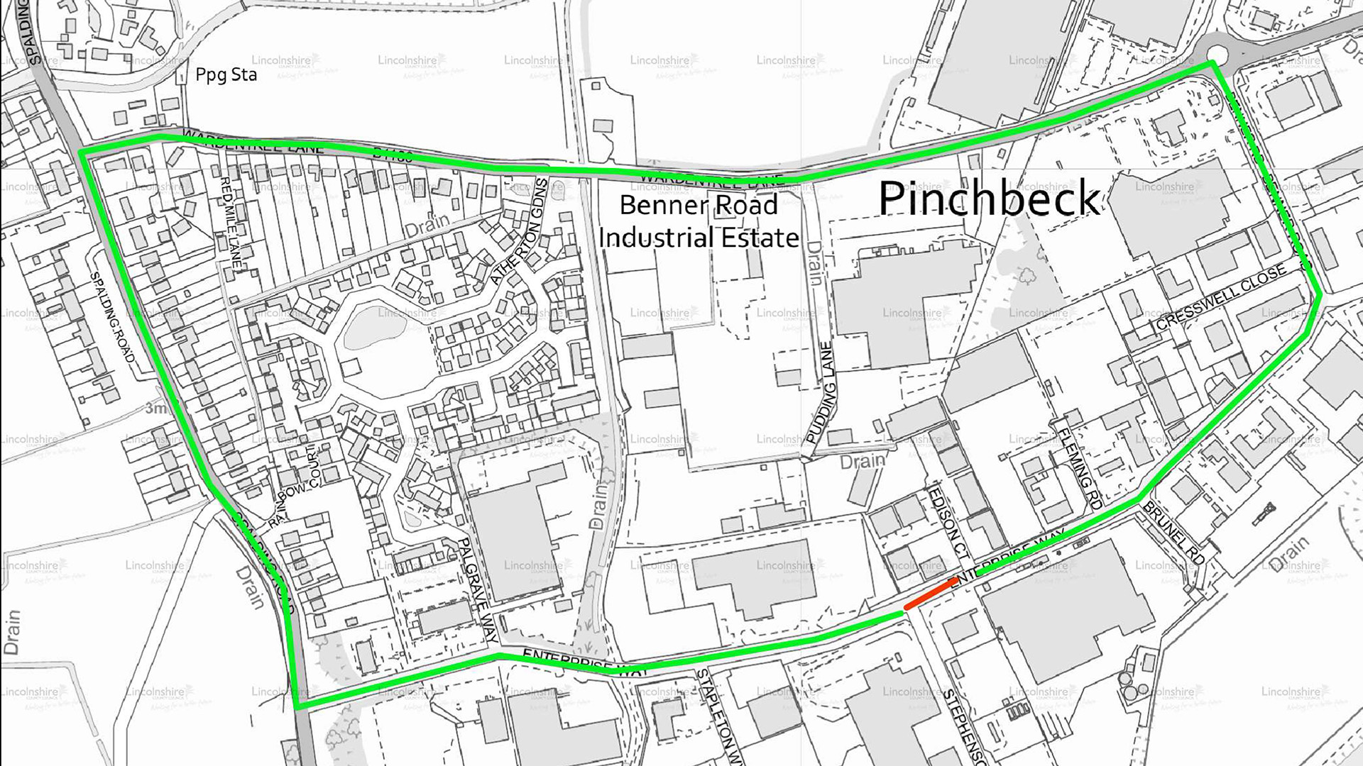 Enterprise diversion map