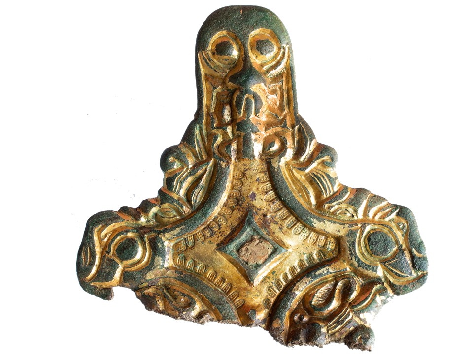 Footplate of an Anglo-Saxon brooch