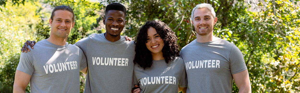 Image of a group of volunteers