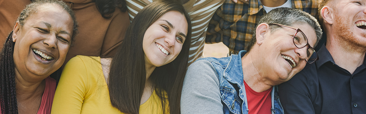 Image of people laughing