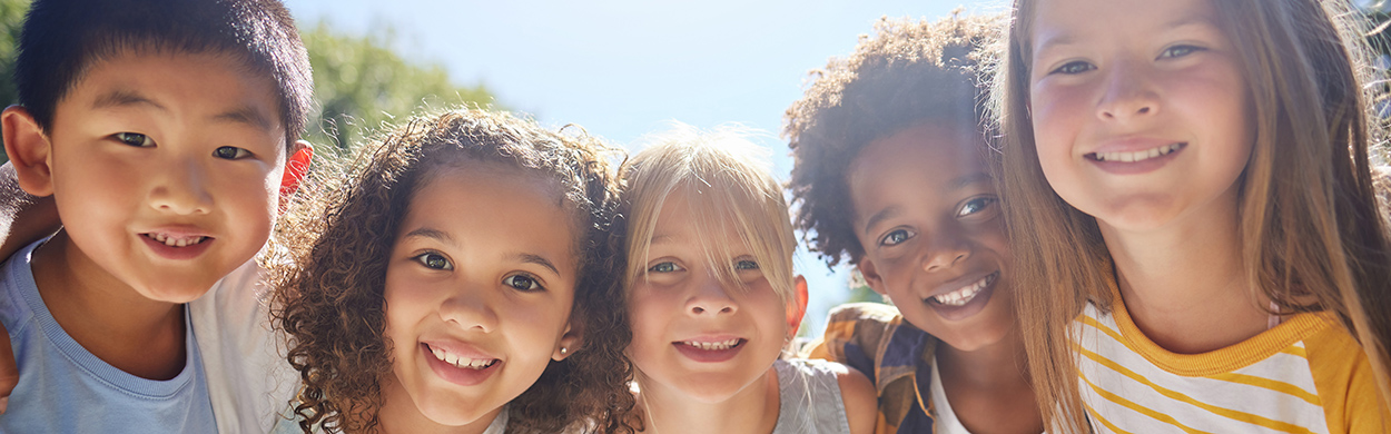 Image of children smiling