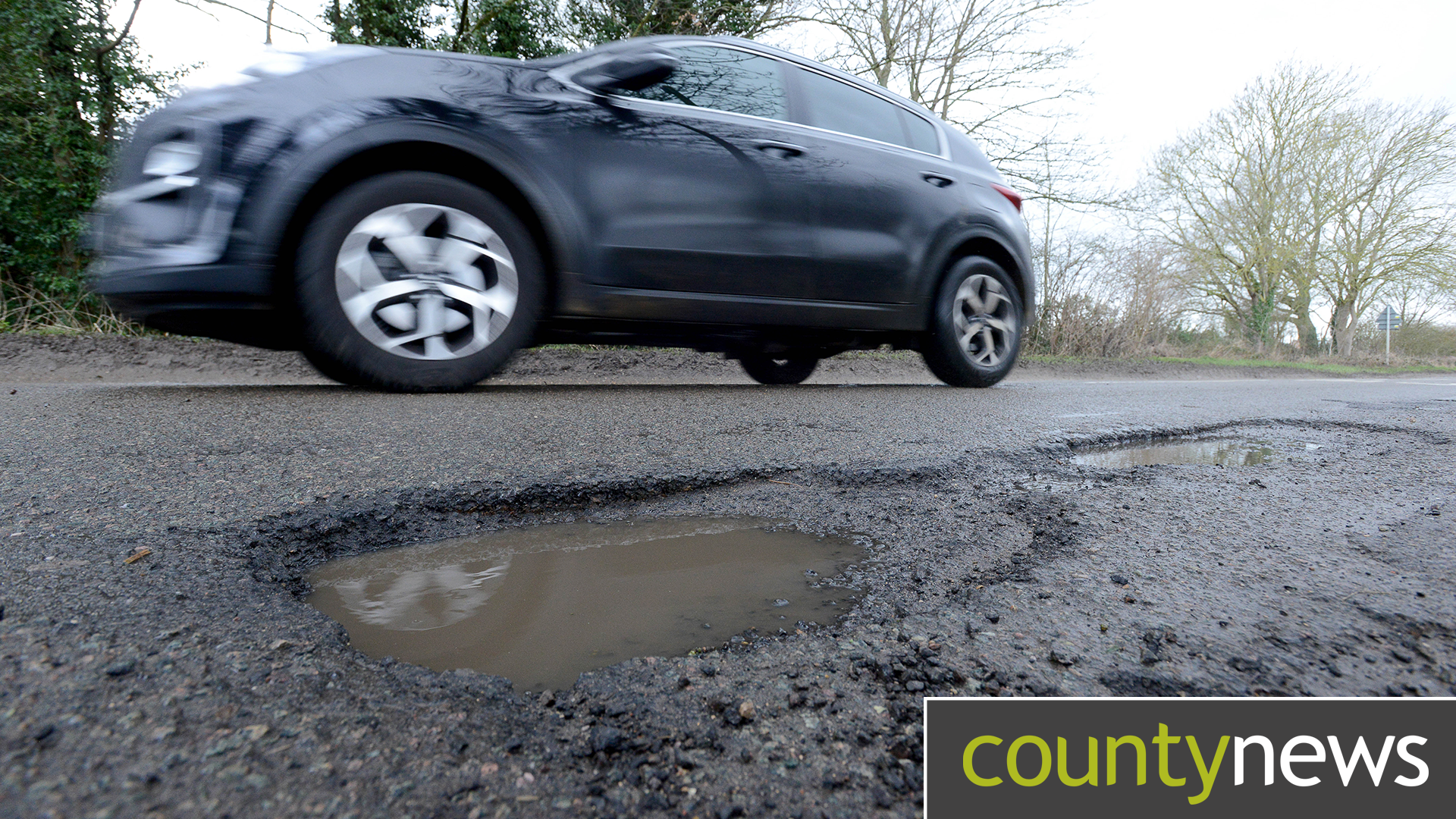 Image of potholes