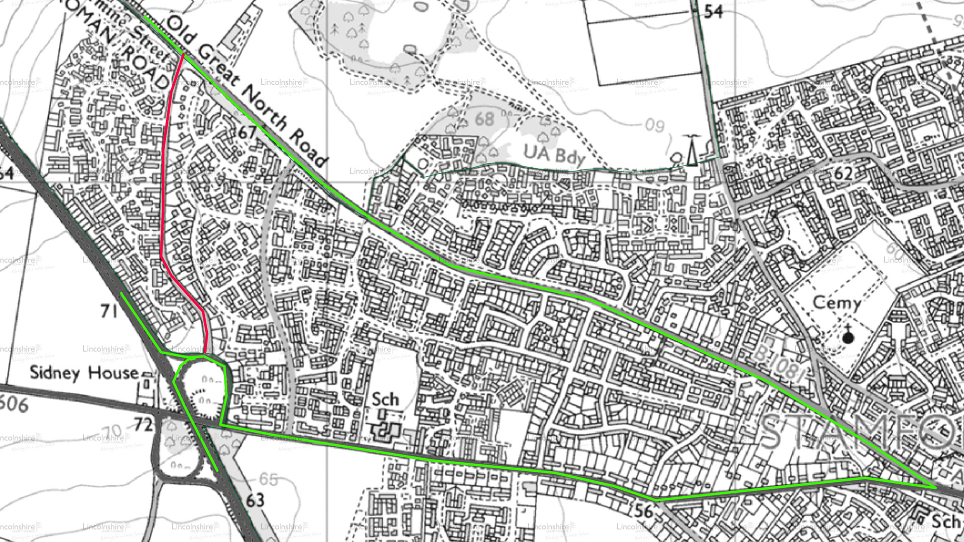 Sidney Farm Lane diversion plan