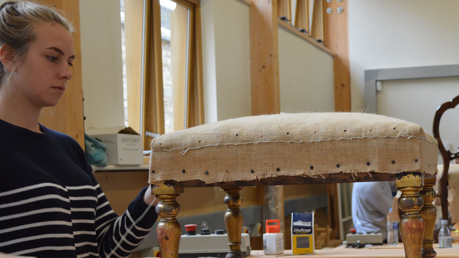 Heritage Skills Centre upholstery workshop