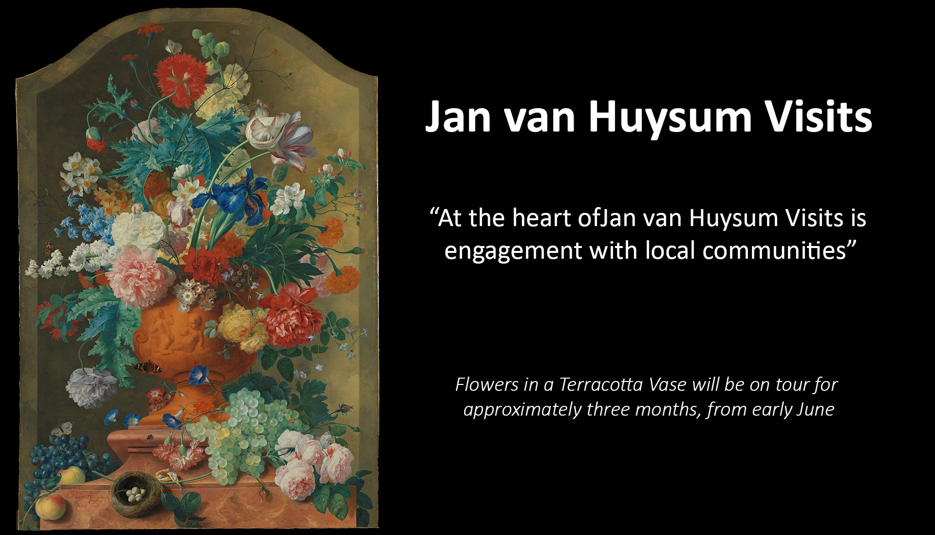 Jan van Huysum's Flowers in a Terracotta Vase (1736 - 7)