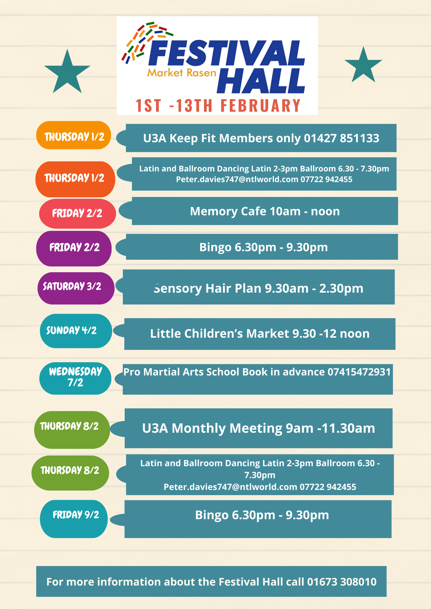 Festival Hall Market Rasen Town Council