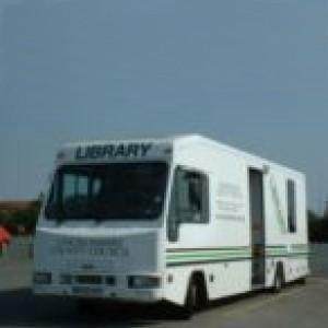 Image of the mobile library van